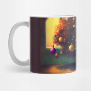 Christmas teddy bear under the tree Mug